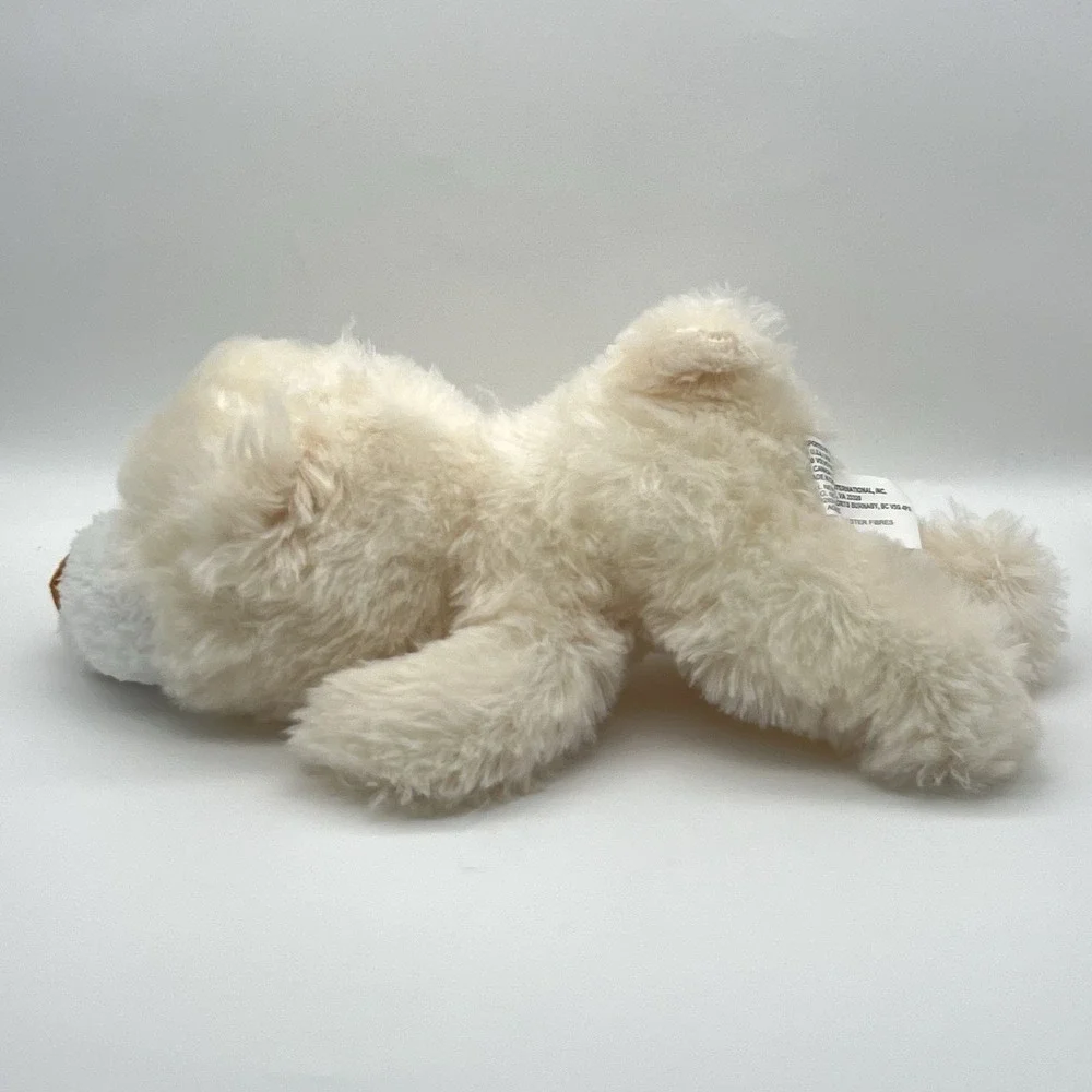 Plush Greenbrier Fuzzy Friend White Bear 12